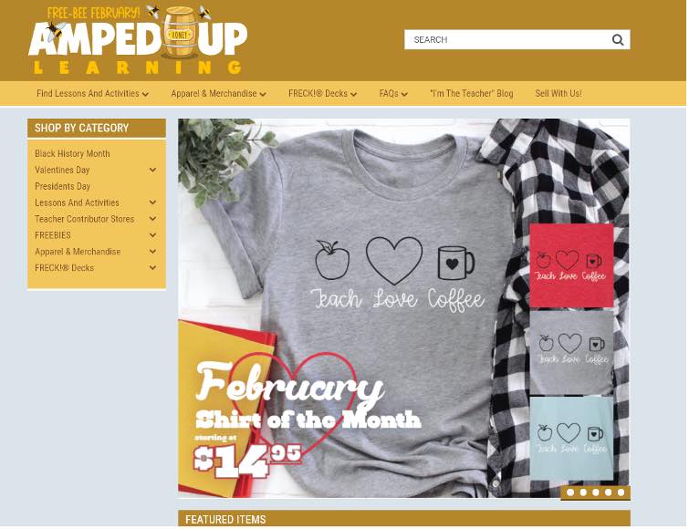 Amped Up Learning website